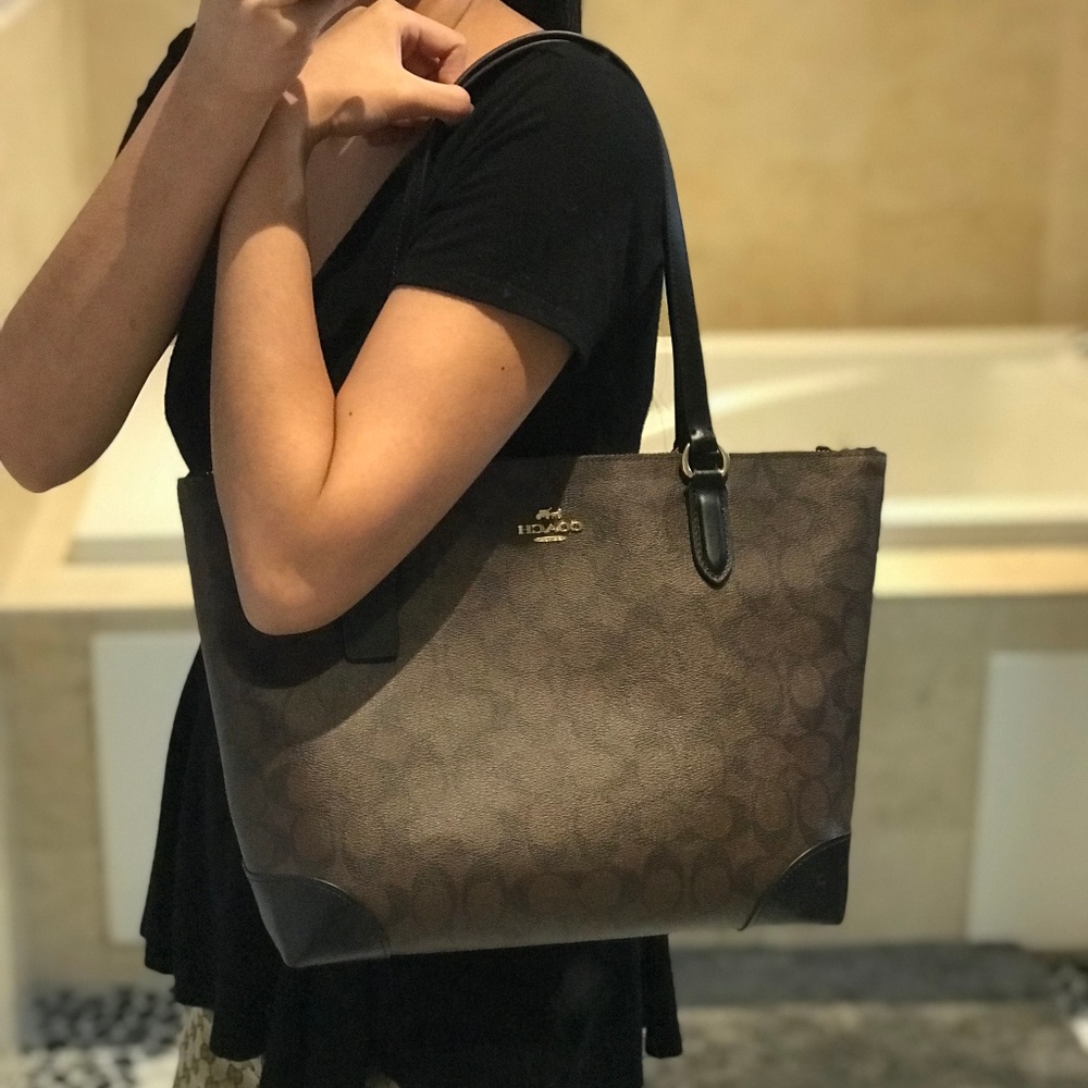 👜COACH SET🌺 ZIP TOP TOTE & WALLET - Picture 8 of 8